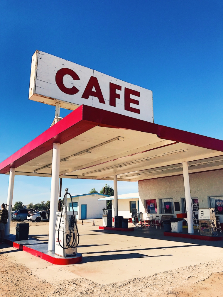 route 66 cafe gas station arizona 