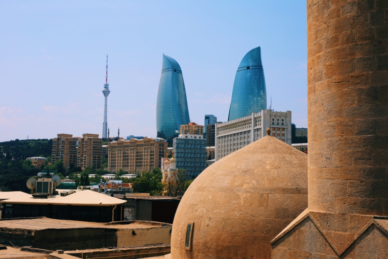 Azerbaijan baku flame towers must see