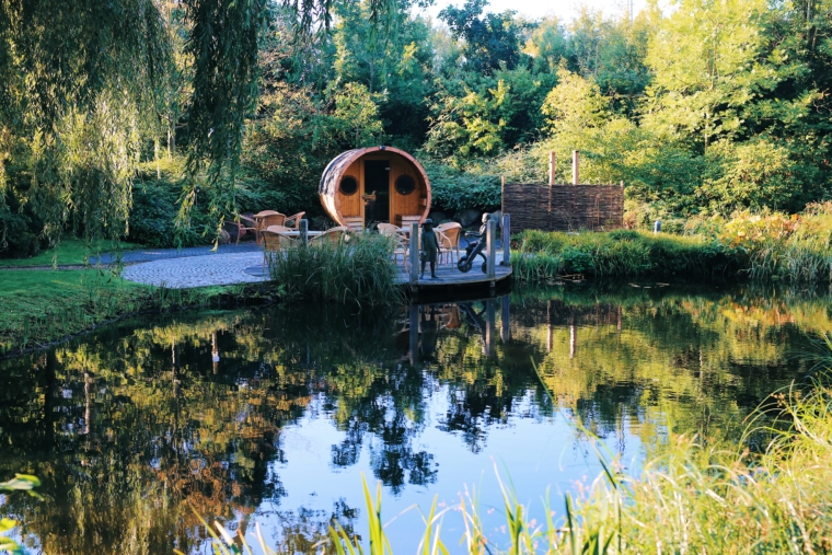 hotel Landhaus Stricker sylt outdoor sauna am see