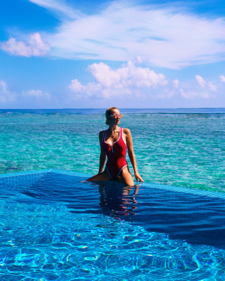 Hideaway Beach Resort & Spa Maldives overwater villa with pool
