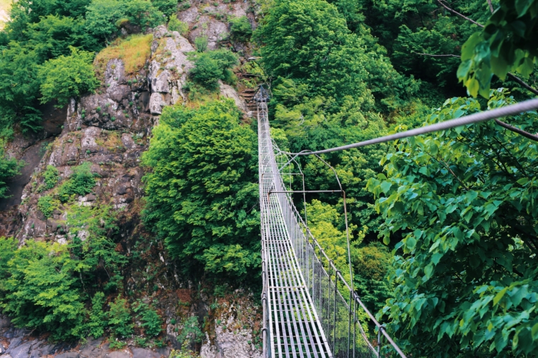 Caucasus Mountains Bridge azerbaijan