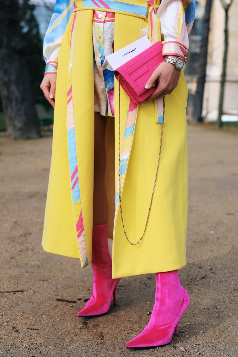 pink velvet balenciaga boots high heels must have 