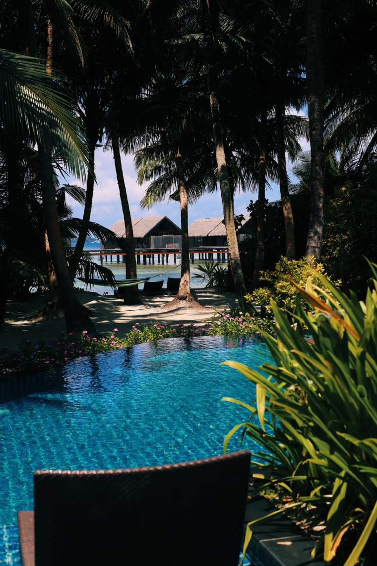 beach villa Shangri La's Villingili Resort & Spa Maldives