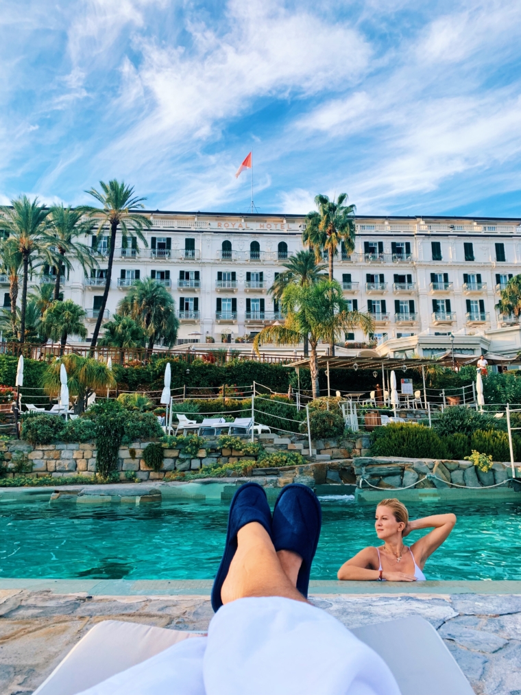 royal hotel sanremo POOL AREA