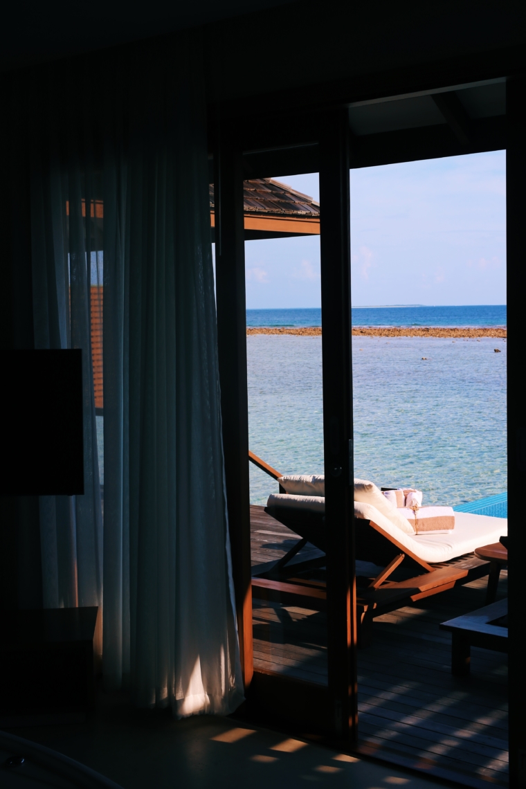 Hideaway Beach Resort & Spa Maldives overwater villa with pool