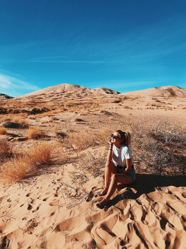 Mojave Desert sand dunes