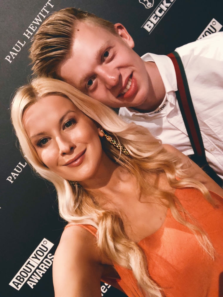 about you award 2018 jeremy müller Palina Kozyrava red carpet