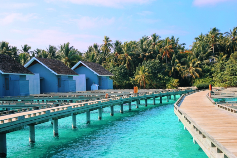 Kuramathi Maldives water villas
