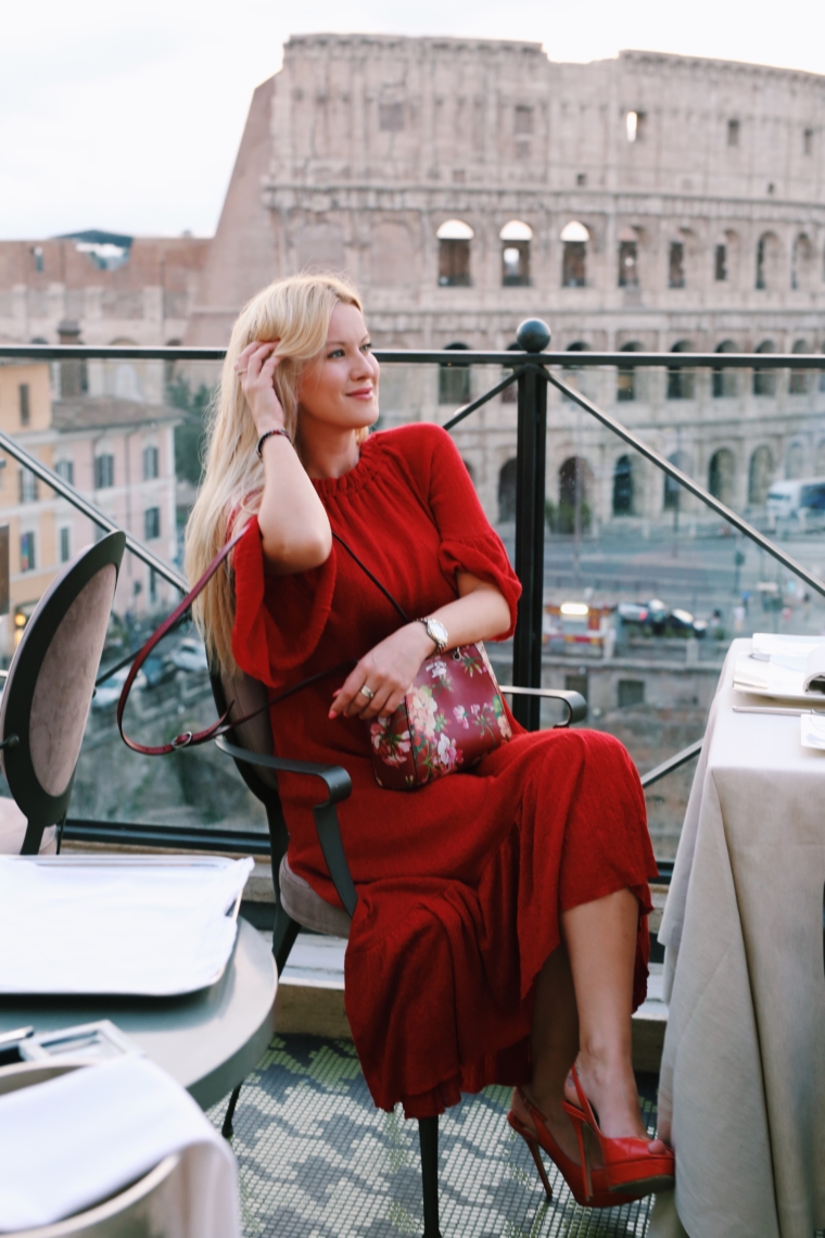 restaurant aroma michelin star view colosseum best luxury place to be