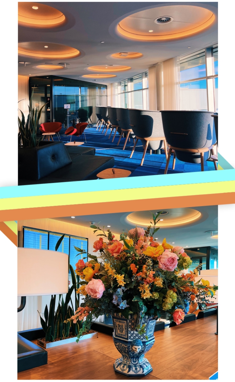 klm amsterdam crown business class lounge
