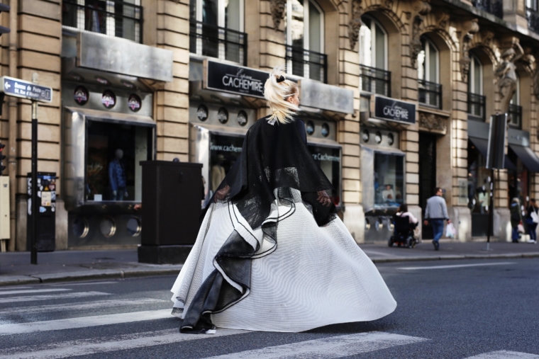 Talbot Runhof ss2018 streetstyle paris 