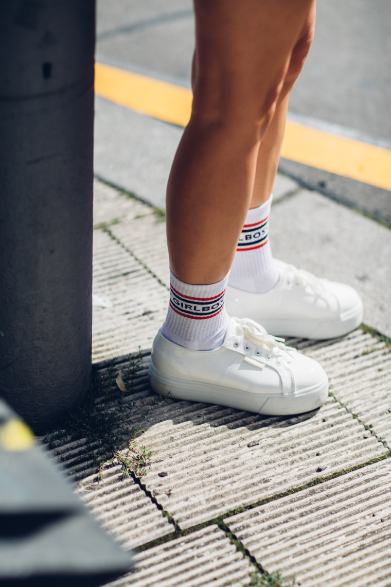 palina kozyrava shop girlboss socks statement