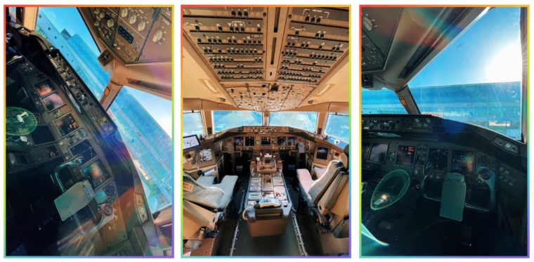 KLM COCKPIT AIRPLANE