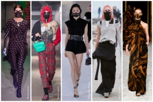 face fashion mask future fashion week runway catwalk designer