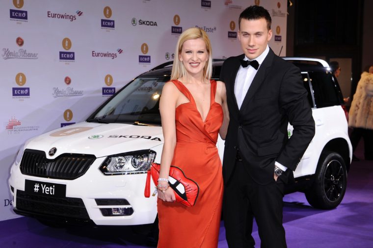 Bloggerin Palina Pralina und Freund Max Verleihung ECHO 2016 in der Messe in Berlin am 07.04.2016 Foto: BrauerPhotos © Neugebauer fuer Skoda