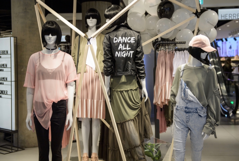 COLOGNE, GERMANY - MARCH 22: Blogger Blogger Palina Kozyrava as 'Palina Pralina', Blogger Dana Lohmueller (www.howimedmyoutfit.de) and Lou Beyer (L-R, www.somegoodspirits.com) dressed in RESERVED collection at the RESERVED store opening on March 22, 2017 in Cologne, Germany. (Photo by Thomas Lohnes/Getty Images for RESERVED) *** Local Caption *** Lou Beyer; Palina Kozyrava; Dana Lohmueller