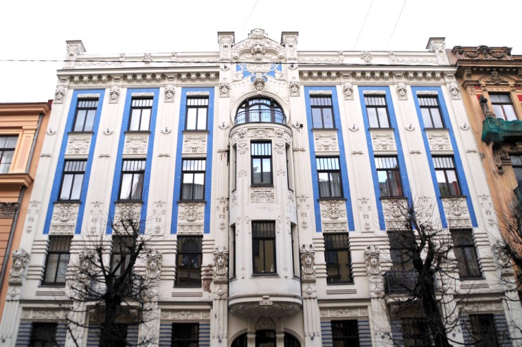 Art Nouveau Riga Lettland Reise
