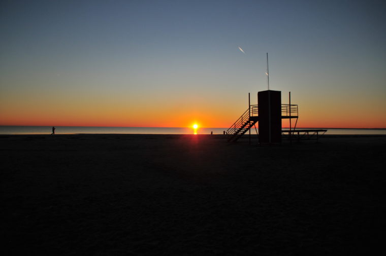 pärnu parnu beach sun set rise down travel beach