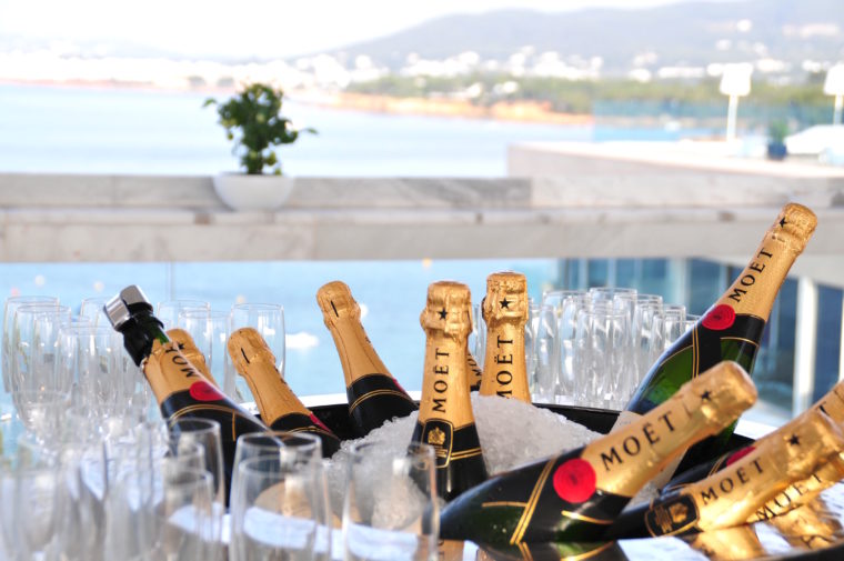 champagne for breakfast ibiza