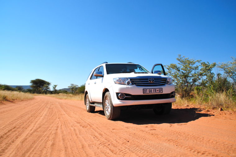 road trip namibia toyota fortuner