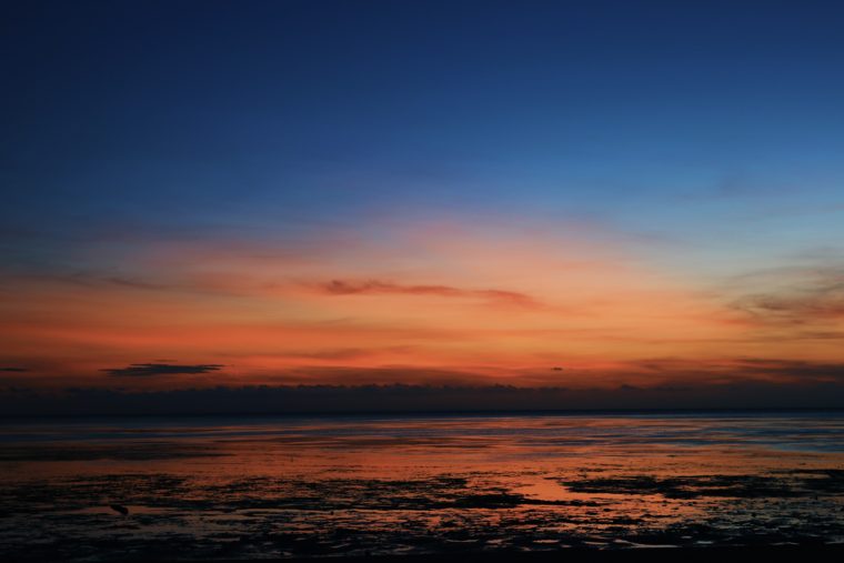 zanzibar tanzania beach by night sunset