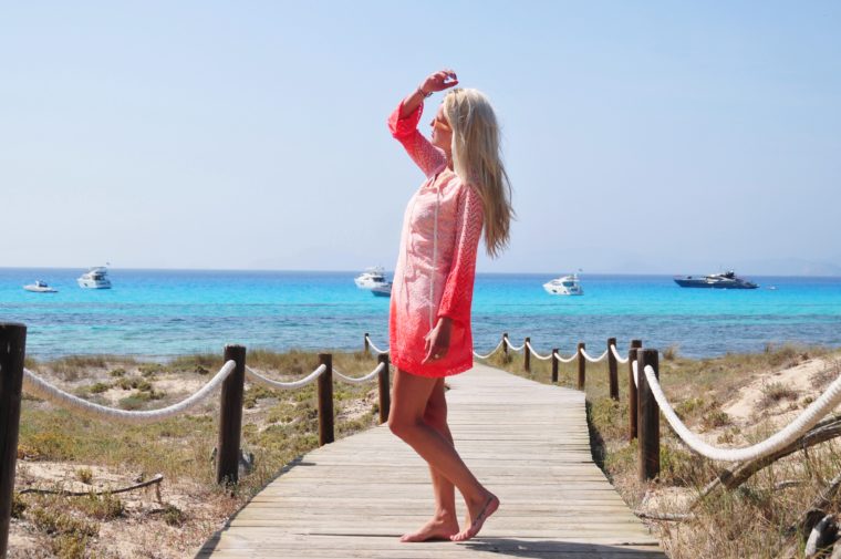 shooting ibiza formentera strand kleid ana alcazar