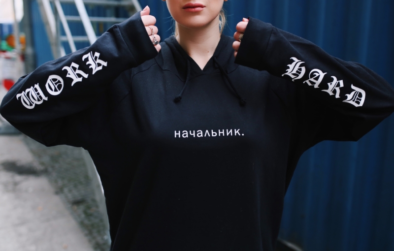 boss hoodie, russian, palina pralina, sweatshirt