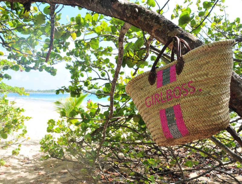perfekte strand tasche korb ibiza style