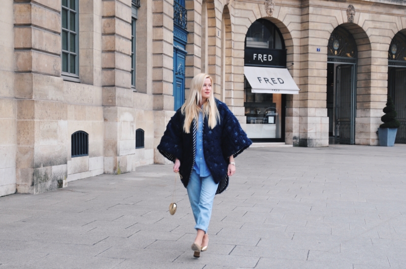 Bowie Wong Jacke, Moschino Tasche, Högl Slingback Pumps