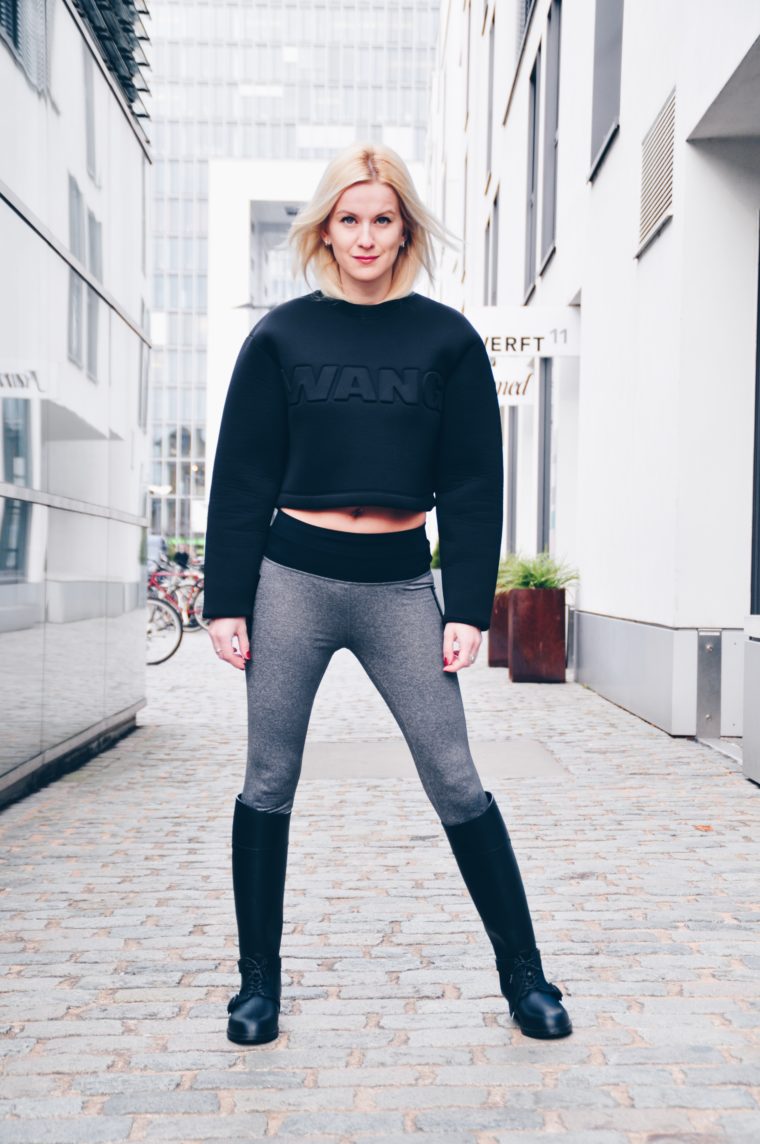 schwarz grau edgy urban look streetstyle