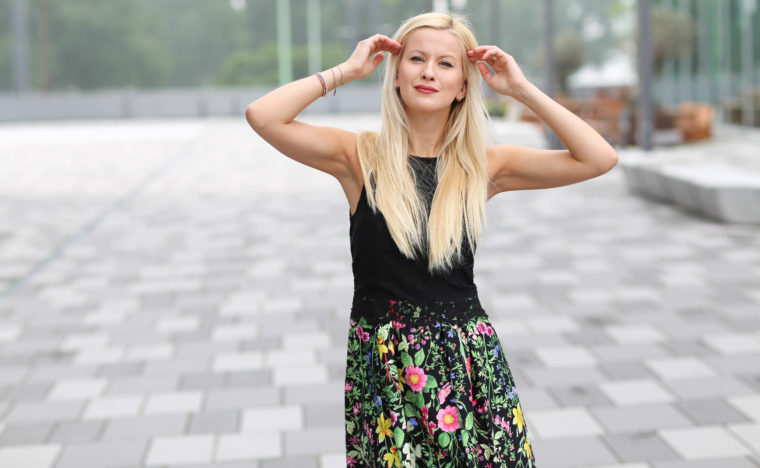 blumenmuster spitze kleid oasis sommer 2016 trends 