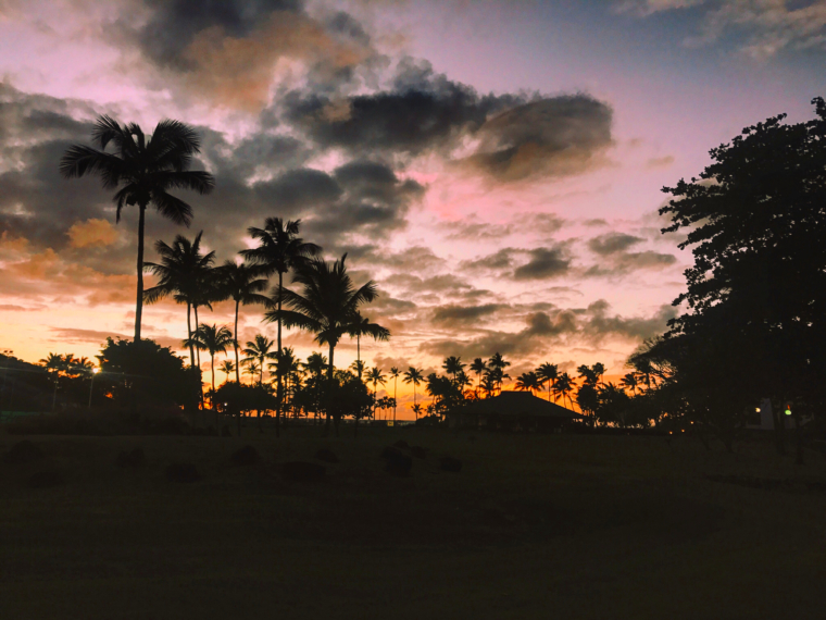 sunset guadeloupe