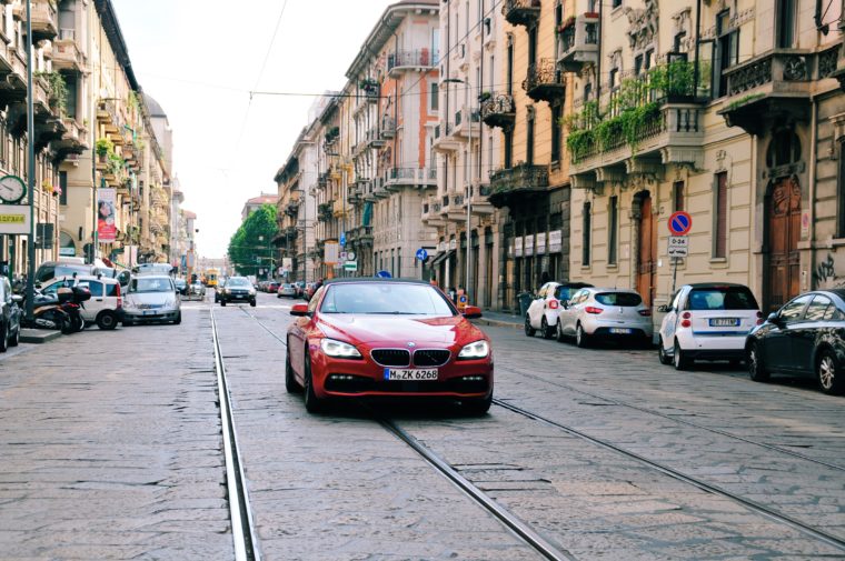 milan driving experience bmw streets 640i