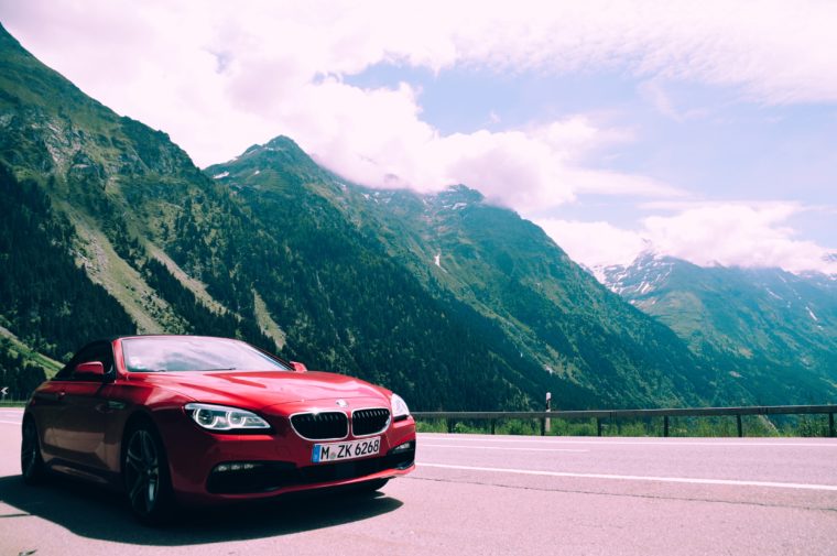 switzerland road trip mountains driving experience bmw 640i