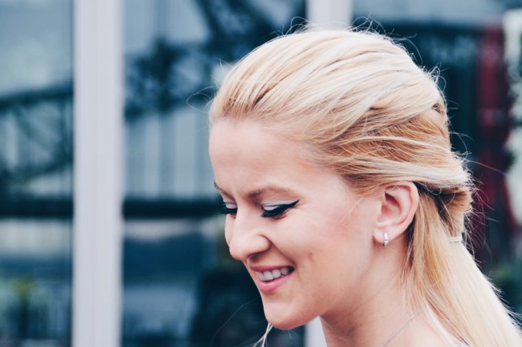 weihnachts make-up silber edel