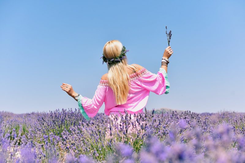 mon guerlain lavender fields photo location