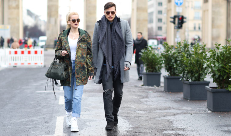 Berlin Fashion Week Streetstyle 2016 Stylish Couple Germany