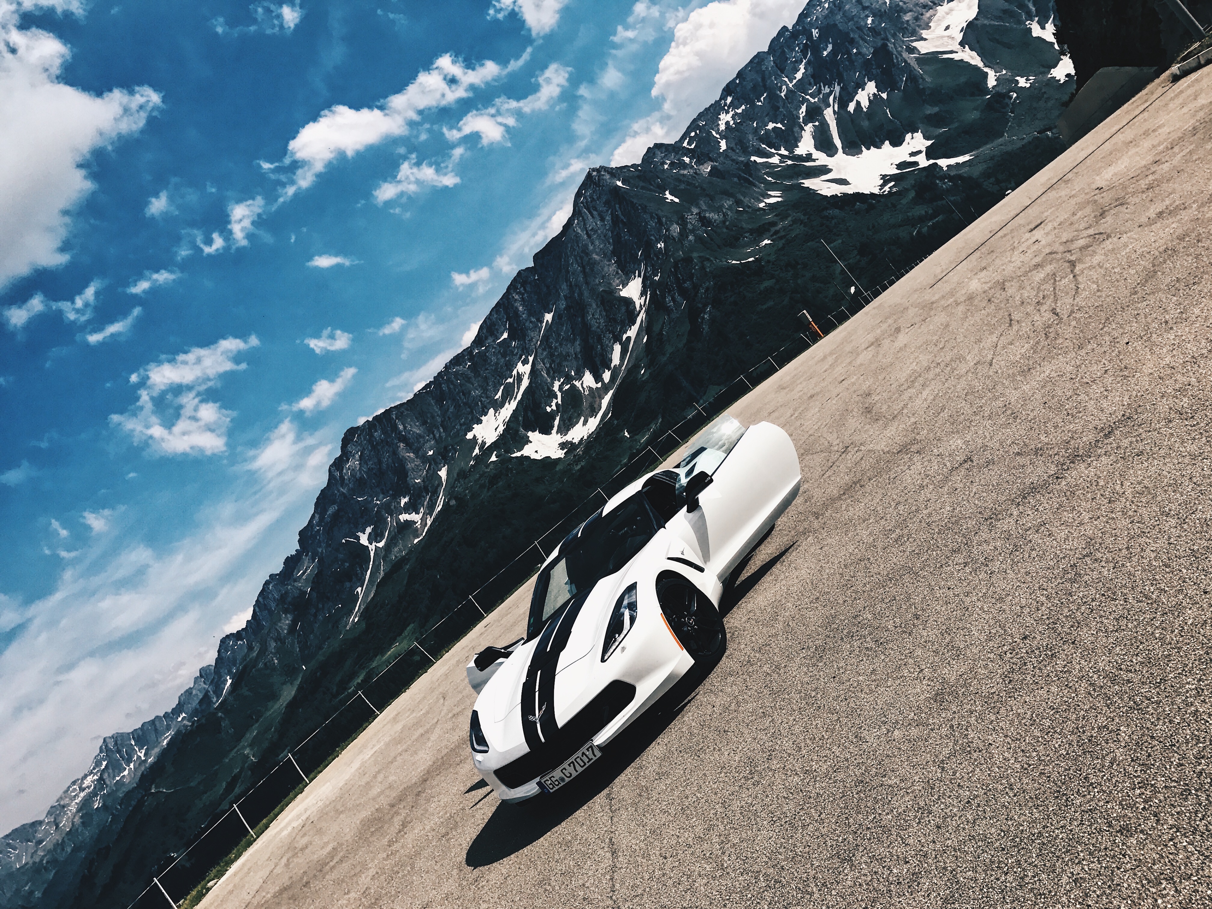 find the new roads roadtrip with corvette stingray switzerland mountains