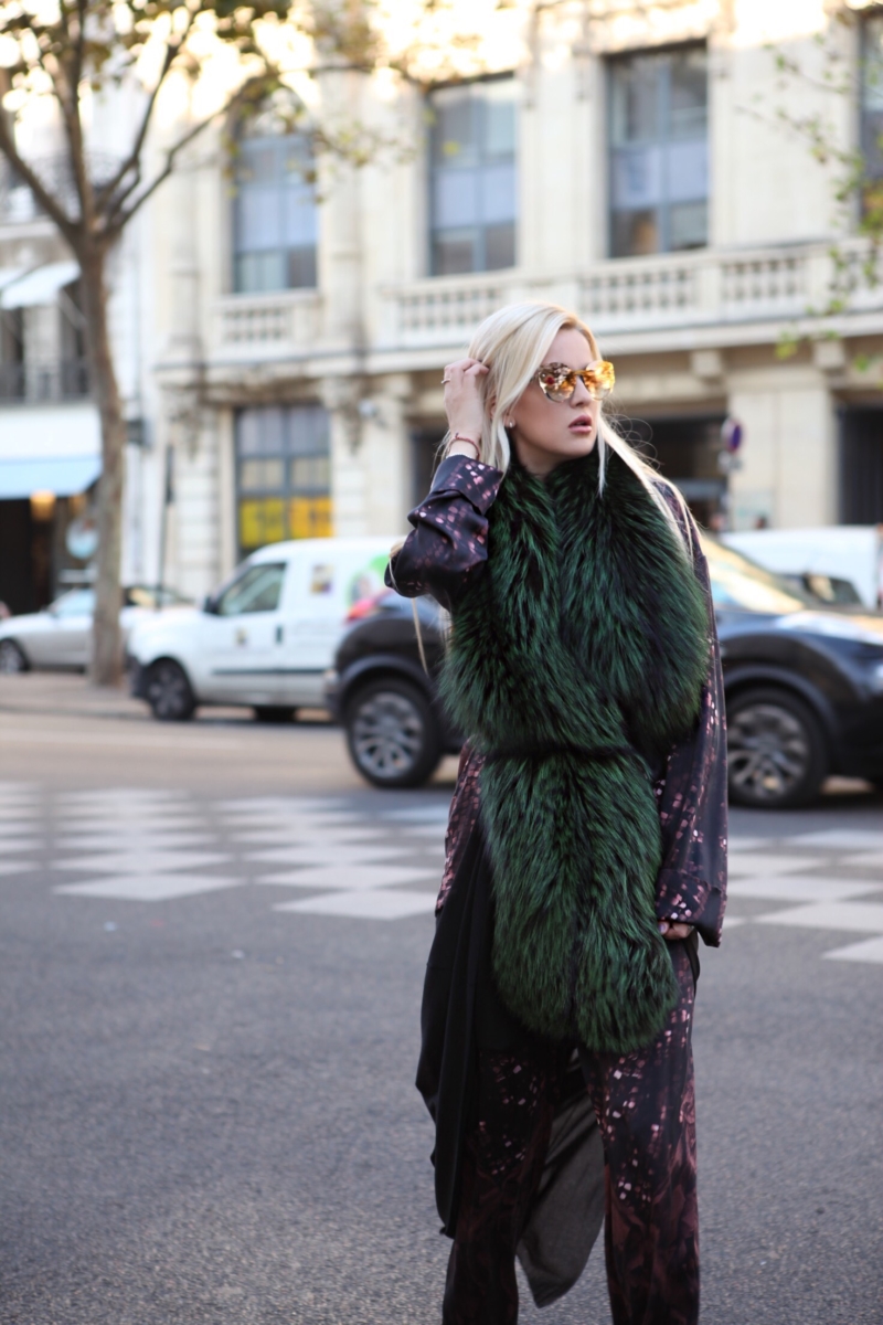 Valentin Yudashkin streetstyle paris fashion week