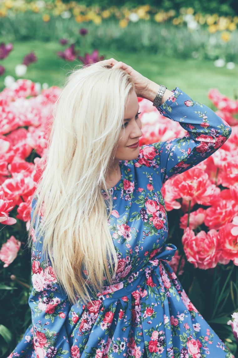 russian designer floral maxi dress 