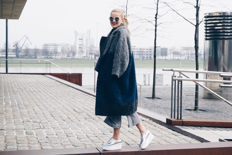 asos white limited coat gray oversized mantel