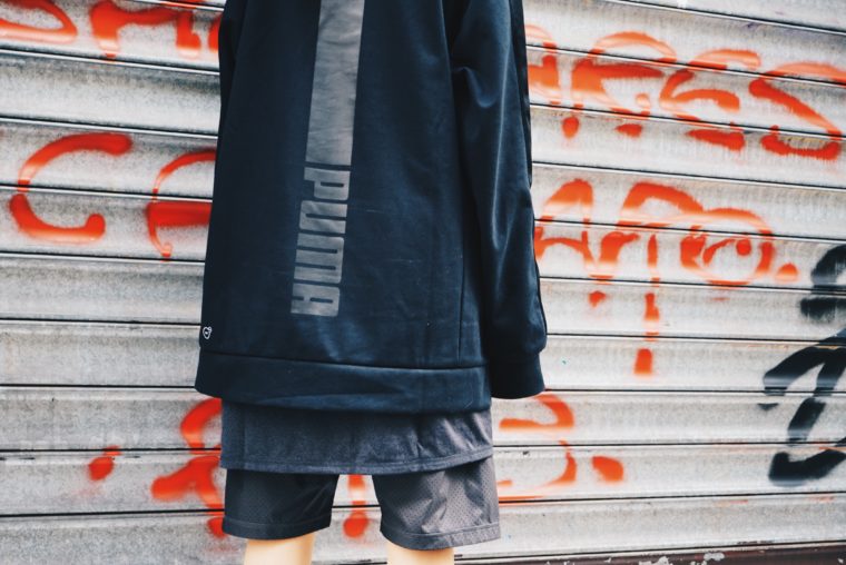 puma, black, oversized, male, sweater, hoodie, style 