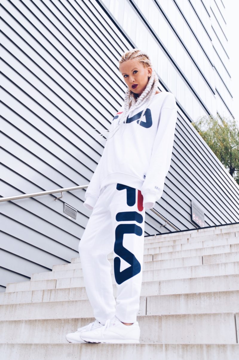 Fila Sweathose, Fila Pullover, weiß