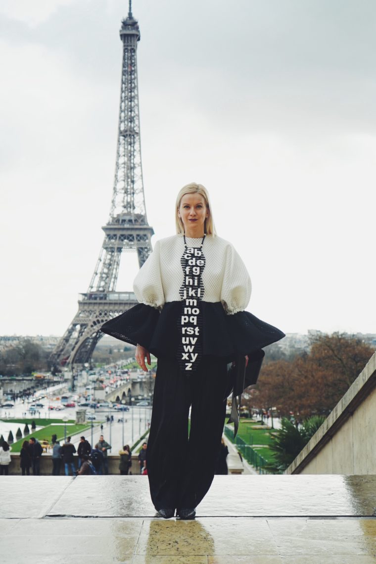 revolution auf dem catwalk die neuen fashion helden palina eifel tower fashion shooting haute couture bowie wong paris fashion week streetstyle vogue