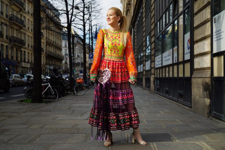 gipsy manish indian dress arora paris fashion week blogger