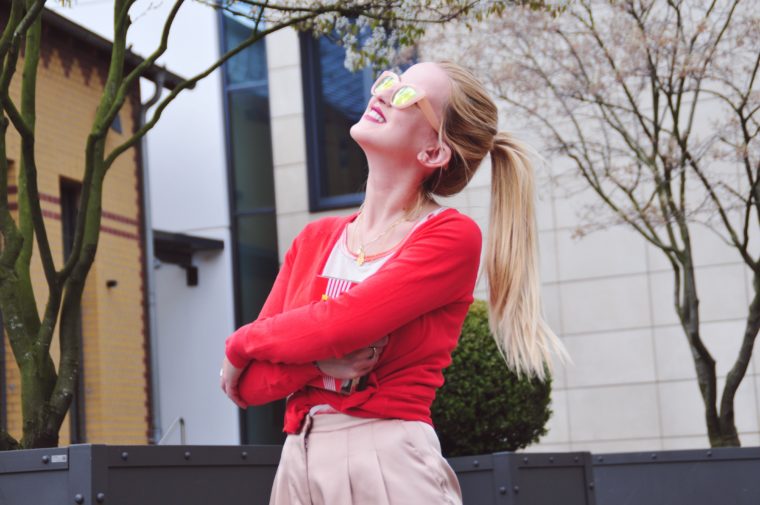 blonde beautiful russian girl smile