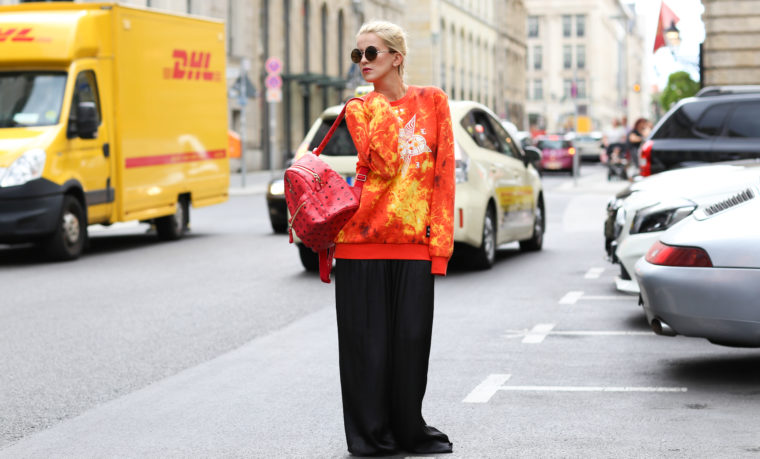 puma alife orange sweatshirt limited edition berlin fashion week streetstyle