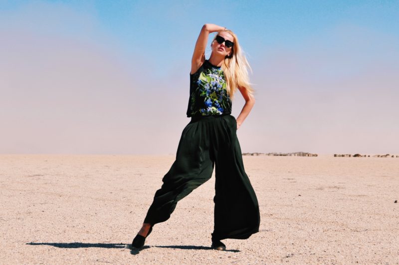 fashion shooting in the namib desert namibia africa