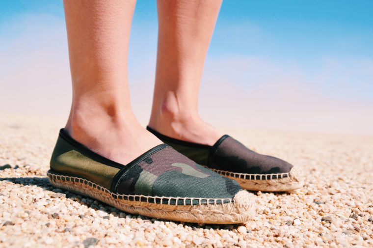 Buffalo Espadrilles in camouflage