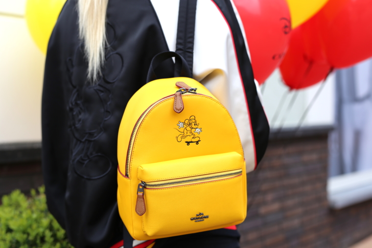 coach x disney limited edition collection yellow backback roermond outlet